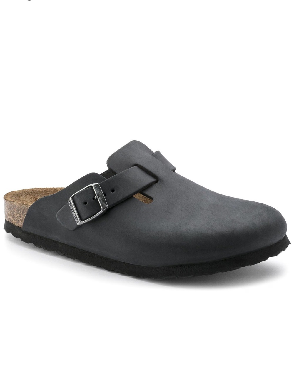 Birkenstock Boston Black Buckle Clog in Black Size 40/ Women’s 9